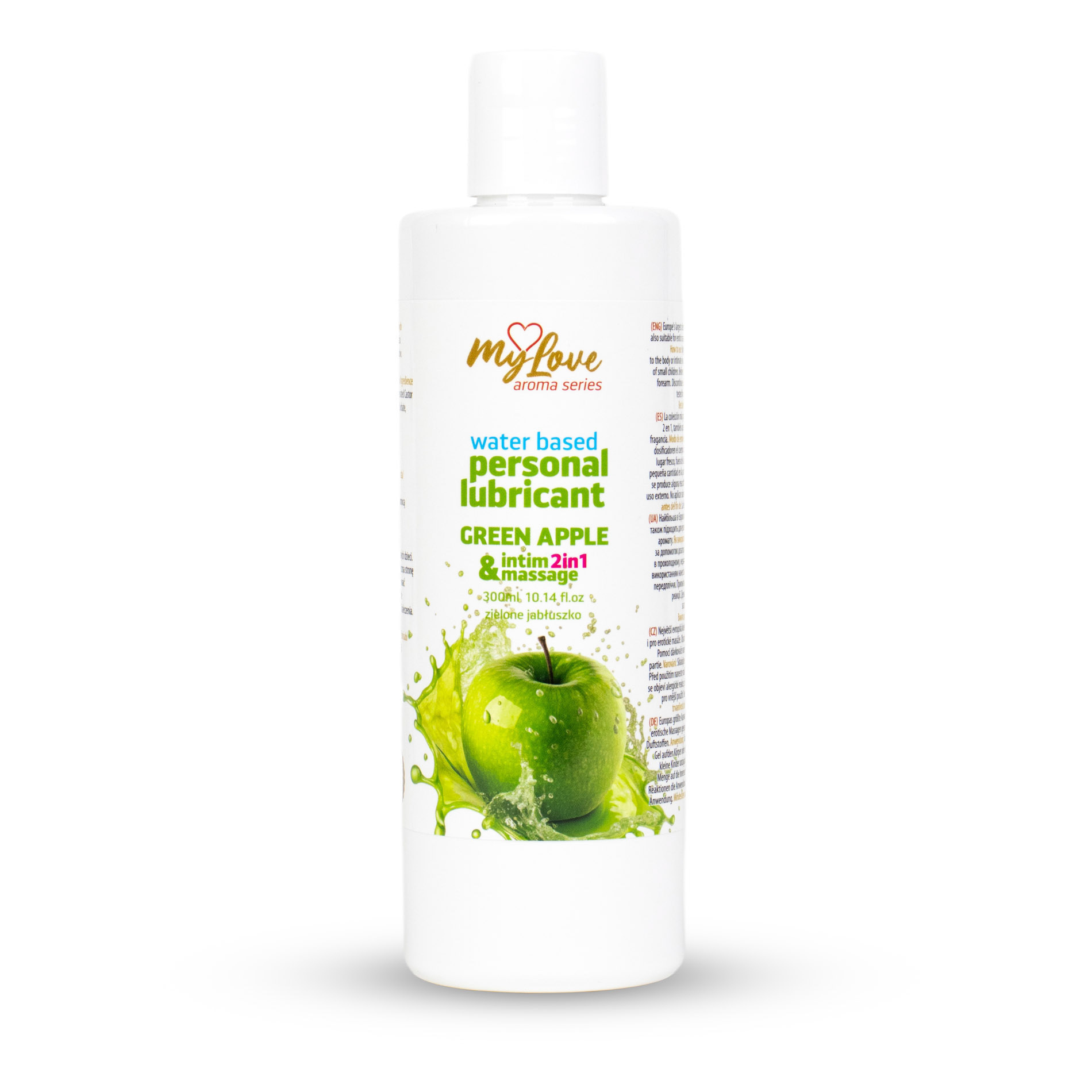 MyLove Aroma Series 2-in-1 Glij- en Massagemiddel - Groene Appel