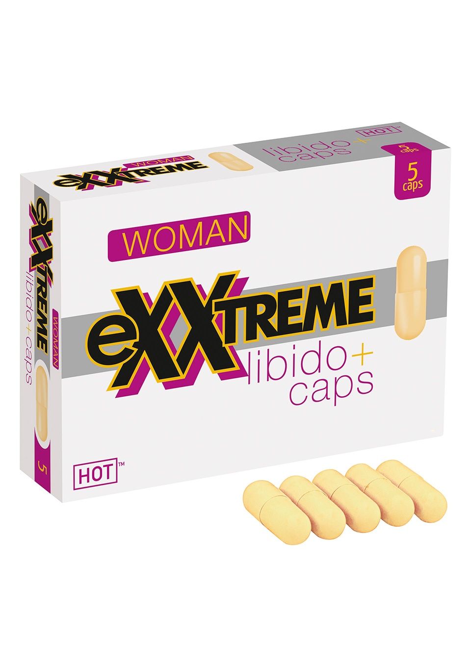 Exxtreme Libido Caps for Woman 5 stuks