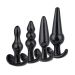 Power Escorts Buttplug Set Quatro Anal Zwart - 4-Pack Power Escorts Buttplug Set Quatro Anal Zwart - 4-Pack