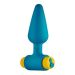 Dreamtoys Buttplug met Vibrerende Bullet Wave Buzzer - Blauw Dreamtoys Buttplug met Vibrerende Bullet Wave Buzzer - Blauw