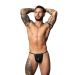 Male Power G-String Wetlook - Zwart Male Power G-String Wetlook - Zwart