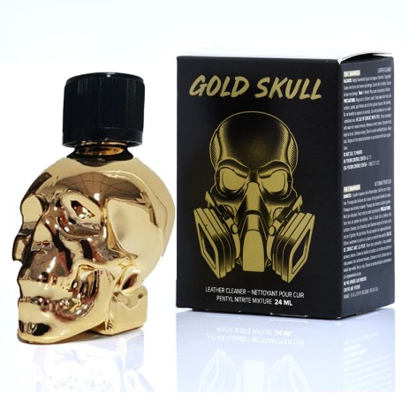 Gold Skull Poppers - 24 ml