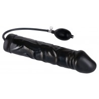 Black Giant Latex Opblaasbare Dildo 