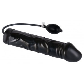 Black Giant Latex Opblaasbare Dildo 