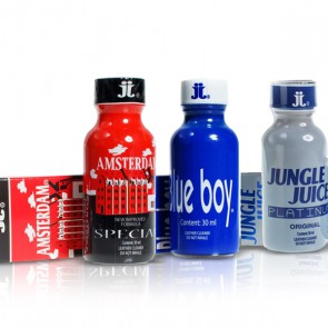 Poppers 3 X 30ml - JJ, A'dam Special, BB
