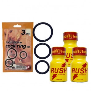 Poppers Triple Ring Pack