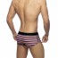 Addicted Leo Stripe Trunk - Roze achterkant