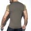 ES Collection Ranglan Mesh T-Shirt - Khaki achterkant