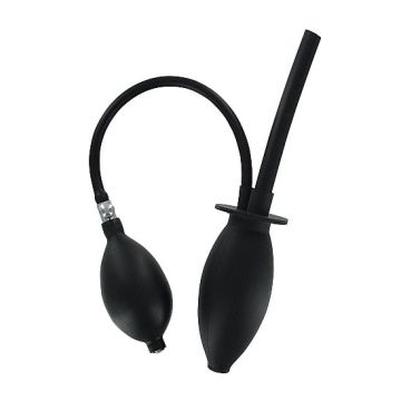 CleanStream - Opblaasbare anaaldouche zwart