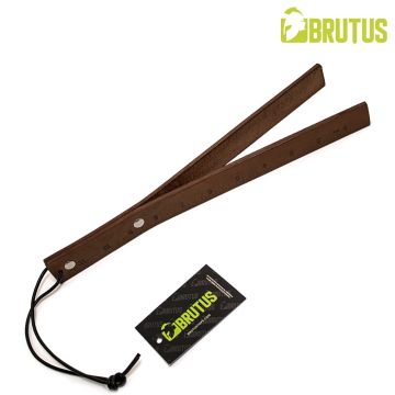 BRUTUS Leren Boarding School Corporal Punisher met Liniaalontwerp 