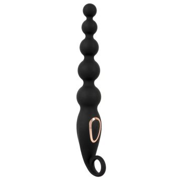 Anos Vibrerende Anal Beads - Zwart