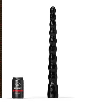 All Black Steroid En-Garde Dildo Zwart - 50 cm