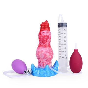 Kiotos Monstar Opblaasbare & Spuitende Dildo BigsquirtCock - 24 cm