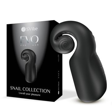 Snail Vibe Evo Masturbator - Zwart