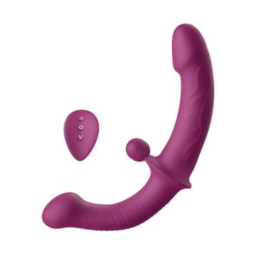 She.E.O Dubbele G-Spot Vibrator met Afstandsbediening - Paars
