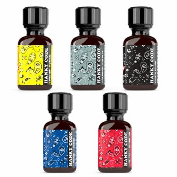 Hanky Code Poppers Pack - 5 x 24 ml