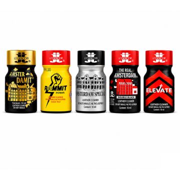 The Five Poppers Pack - 5 x 10 ml