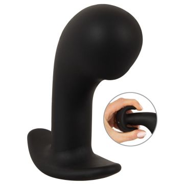 Anos Prostaat Vibrator Big Head - Zwart
