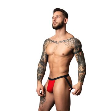 Male Power Jock - Rood/Zwart