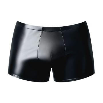 Male Power Wetlook Pouch Short - Zwart