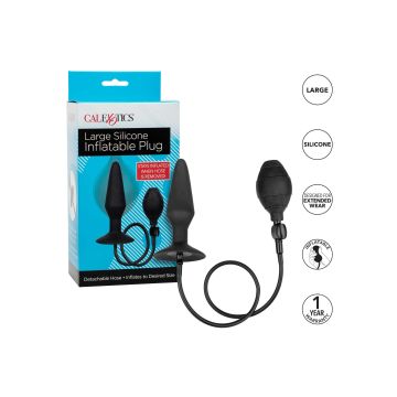 Siliconen Opblaasbare Buttplug - Large
