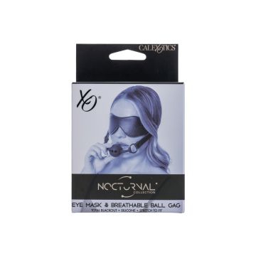 CalExotics BDSM Oog Masker met Ball Gag - Zwart