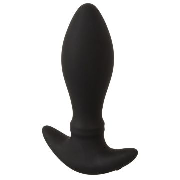 Anos Vibrerende Buttplug RC Moving Rings - Zwart