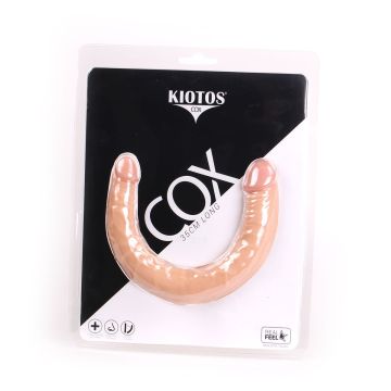 Kiotos COX Dubbele Dildo 025 - Huidskleur