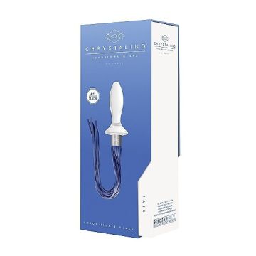 Glazen Buttplug met Zweep