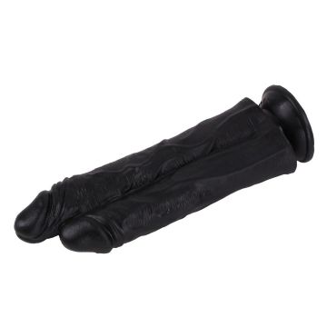 Kiotos Cox Dubbele Dildo Zwart - 28 cm