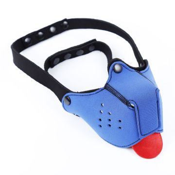Kiotos Neoprene Puppy Dog Mond Masker - Blauw