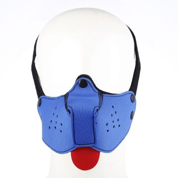 Kiotos Neoprene Puppy Dog Mond Masker - Blauw