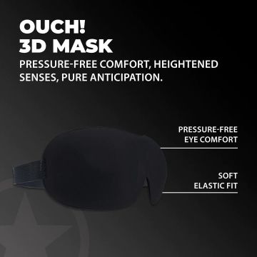 Ouch! BDSM 3D Masker - Zwart