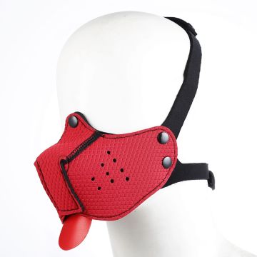 Kiotos Neoprene Puppy Dog Mond Masker - Rood