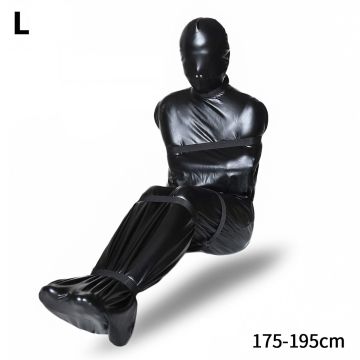 Kiotos PVC Body Bag Full Cover Straitjacket Zwart - L