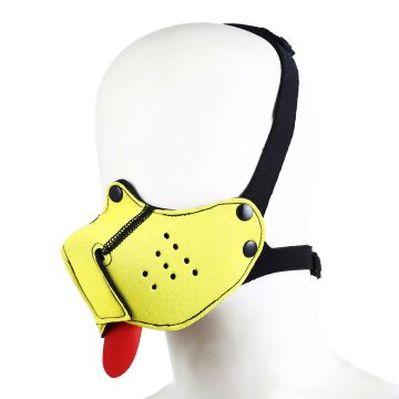 Kiotos Neoprene Puppy Dog Mond Masker - Geel