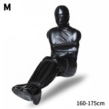 Kiotos PVC Body Bag Full Cover Straitjacket Zwart - M