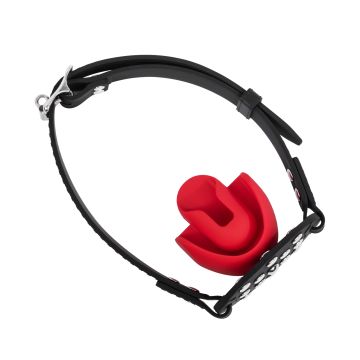 Rimba - Ballgag met Bit - Zwart/Rood