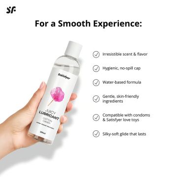 Satisfyer Waterbasis Glijmiddel Cotton Candy - 300ml