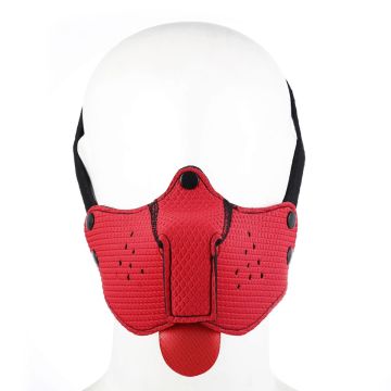 Kiotos Neoprene Puppy Dog Mond Masker - Rood