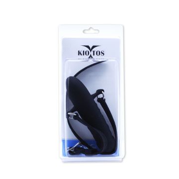 Kiotos Siliconen Penis Mouth Gag - Zwart