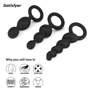 Satisfyer Plugs - Zwart