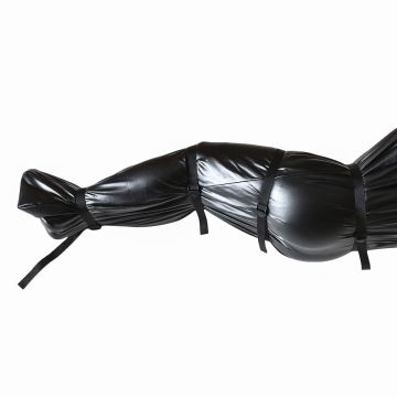 Kiotos PVC Body Bag Full Cover Straitjacket Zwart - M