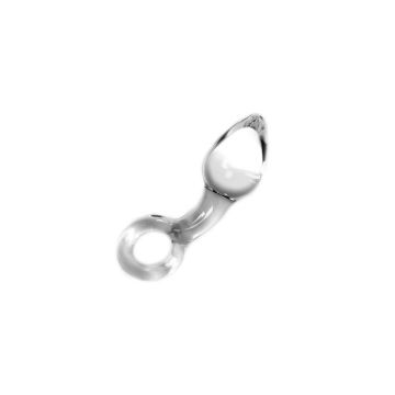 Kiotos Glazen Buttplug met O-Ring Transparant - 14.5 cm