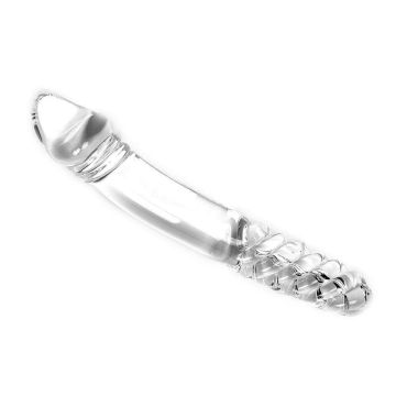Kiotos Glazen Dildo Clear Double - 21.5 cm