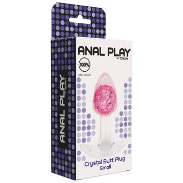 Crystal Buttplug Small - Roze