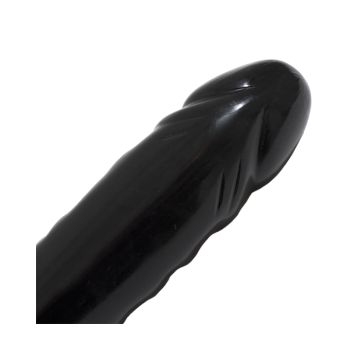 Veined Dubbele Dildo -Zwart