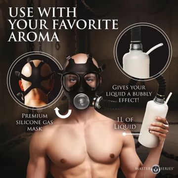Gasmasker Set Overload Stroker - Zwart
