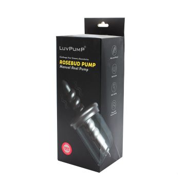 LuvPump Rosebud Pomp Met Bras Pomppistool - Zwart