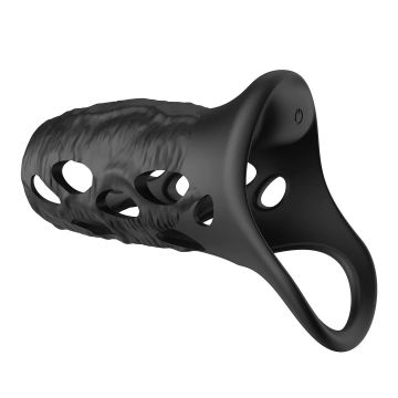 Batiatus - Vibrerende Penis Sleeve Armour Ring - Zwart